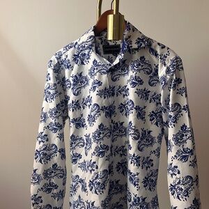 Floral Button-Down Shirt